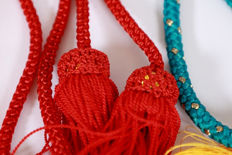 Used Obi decoration (decorative string) 5 piece set /AB25