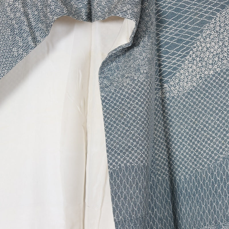 Japanese kimono used <Komon> Msize  silk 100% /T651