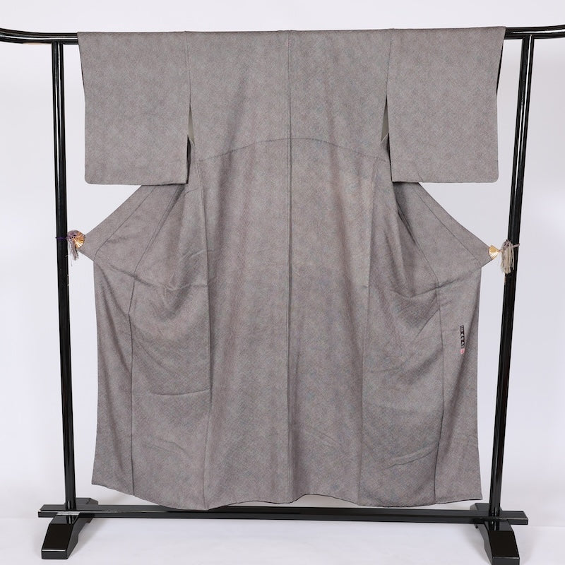 Japanese kimono used <komon> Msize  silk 100% /T650