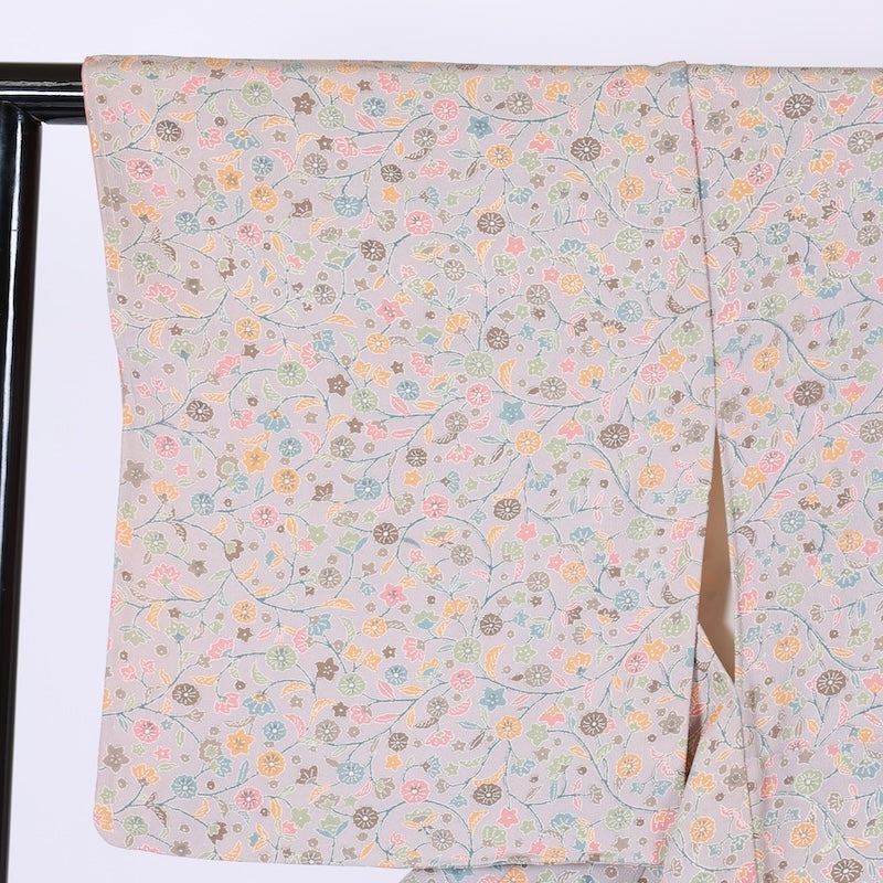 Japanese kimono Unused <Komon> Msize  silk 100% /T649