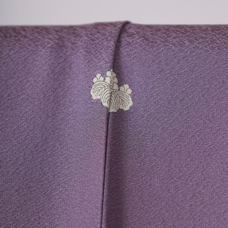 Used kimono (tsukesage) M-size 100% silk /1261