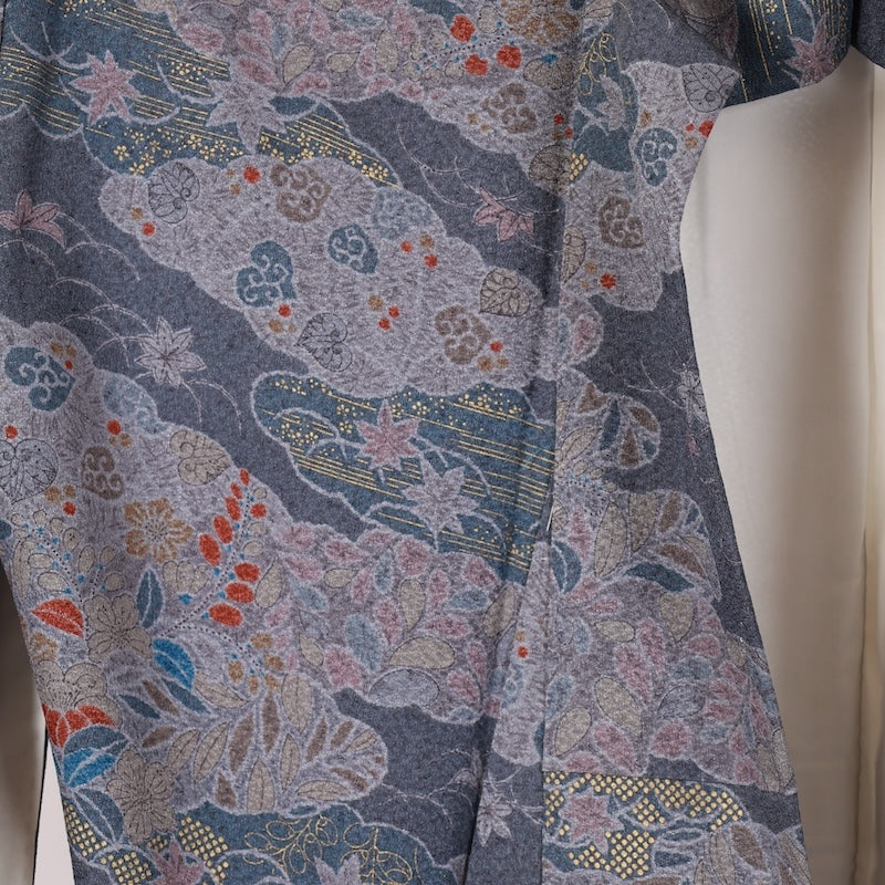 Japanese kimono used <Komon> Msize   /T648