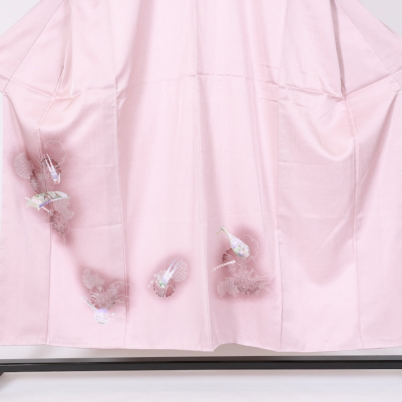 Japanese kimono used <houmongi> Msize   /T649