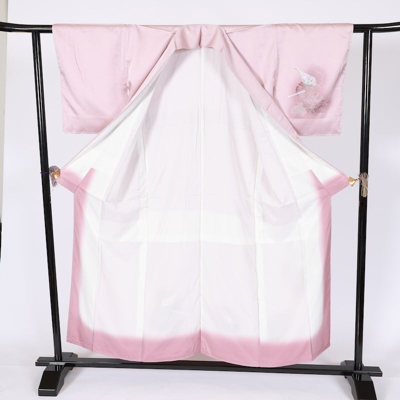 Japanese kimono used <houmongi> Msize   /T649