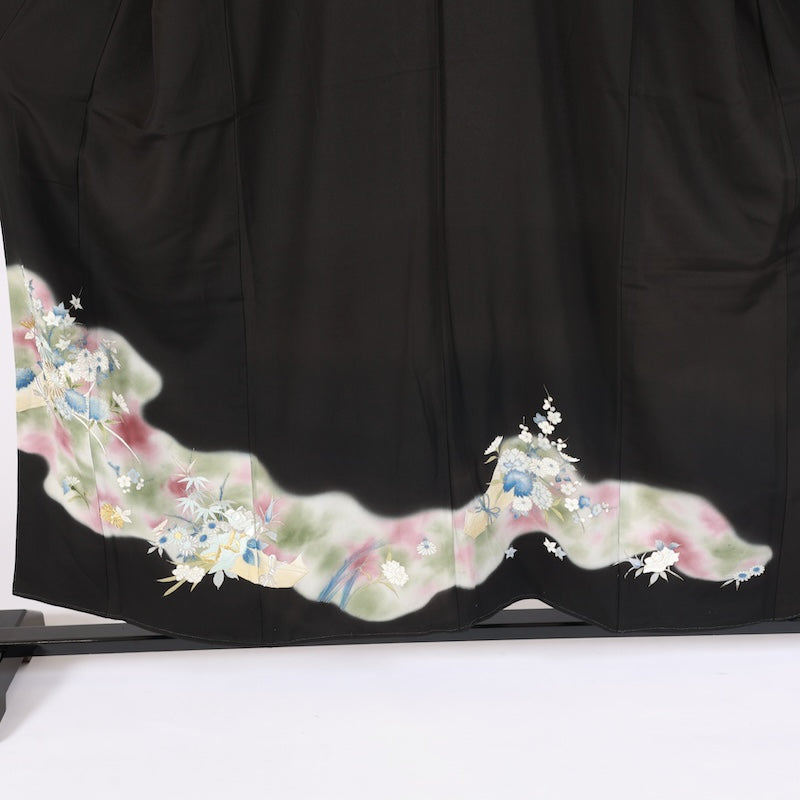 Japan kimono Used  100% silk Size M/G51