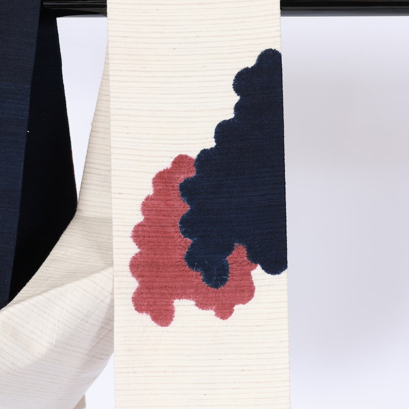Japanese used sash belt (Nagoya-obi) 100% silk  /T550