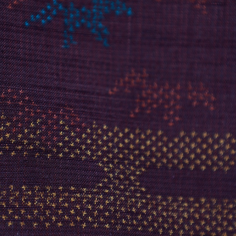 Japanese kimono Unused <Tsumugi> Msize  silk 100% /T620
