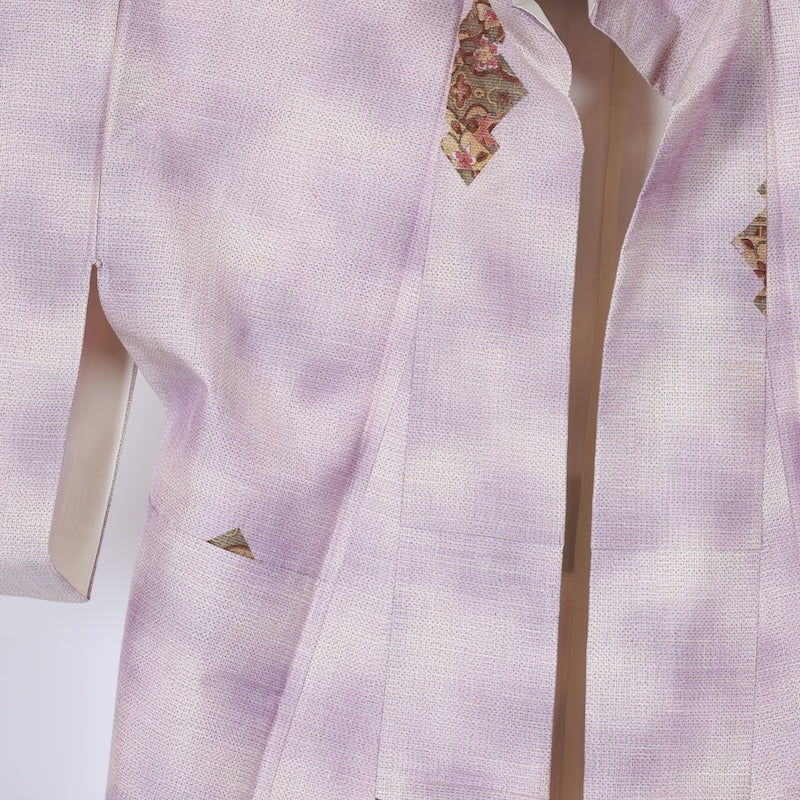 Japanese kimono used <Tsumugi> Msize  silk 100% /T619