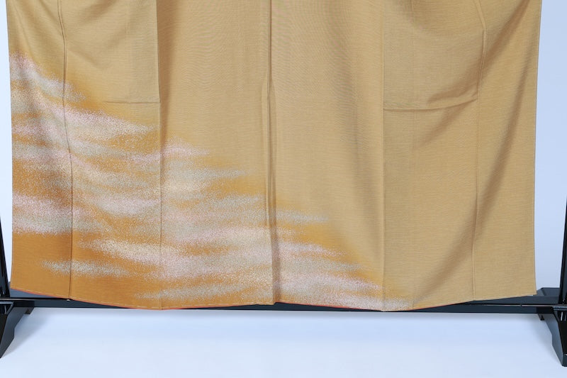 Japanese kimono Unused New <Tsukesage> M-size  silk 100% /B1106