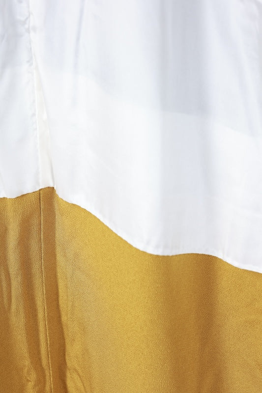 Japanese kimono used <houmongi> M-size  silk 100% /B1105