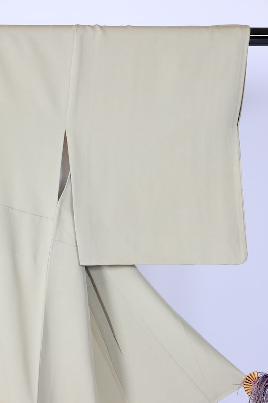 Japanese kimono used <houmongi> Msize  silk 100% /B1109