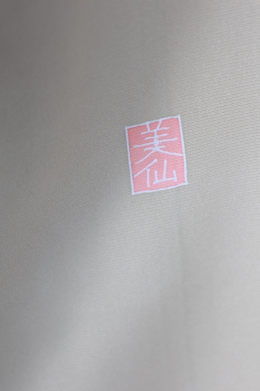 Japanese kimono used <houmongi> Msize  silk 100% /B1109