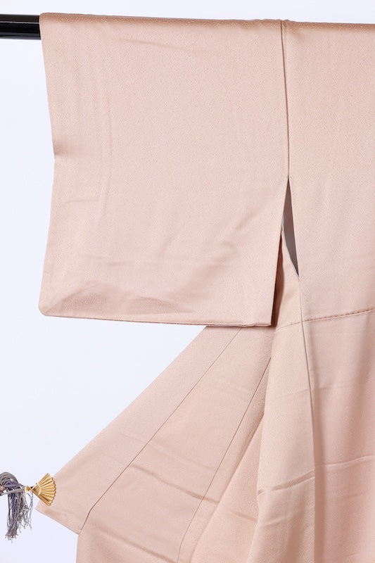 Japanese kimono used <houmongi> Msize  silk 100% /B1111