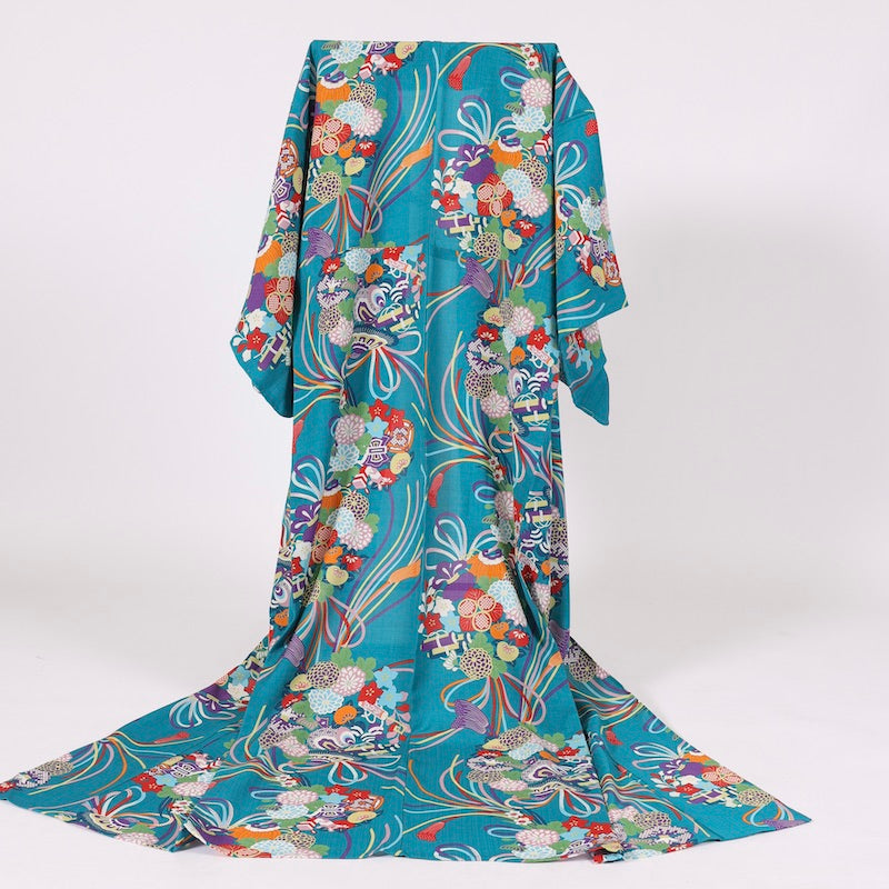 New YUKATA polyester M-size /B-005