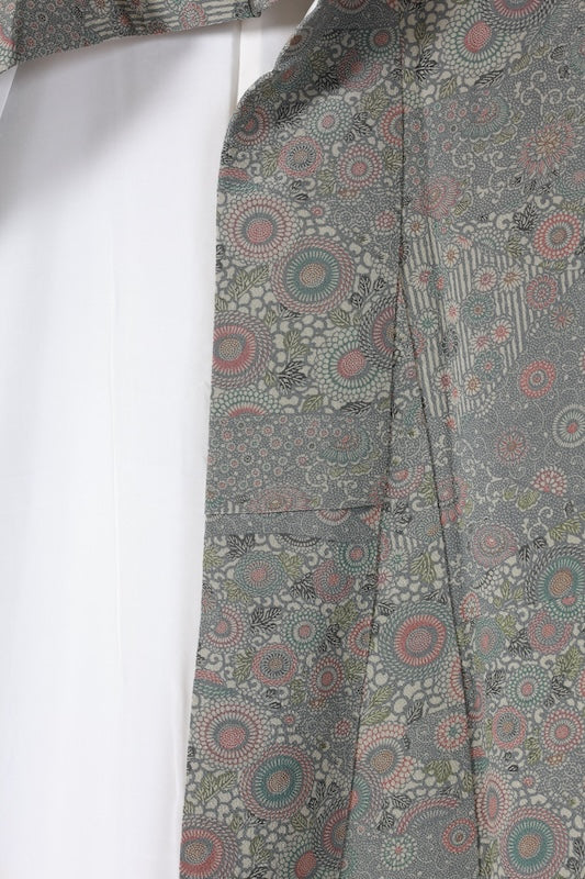 Japanese kimono used <Komon> S-size  silk 100% /B1102