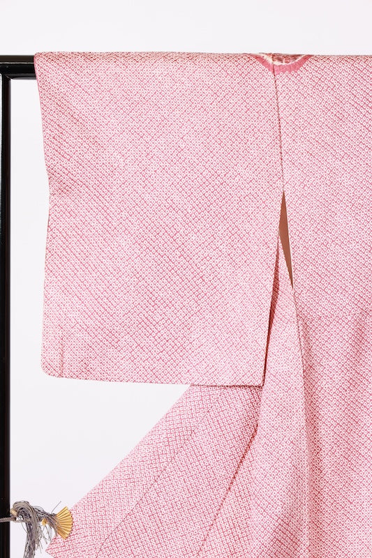 Japanese kimono used <houmongi> Msize  silk 100% /B1103