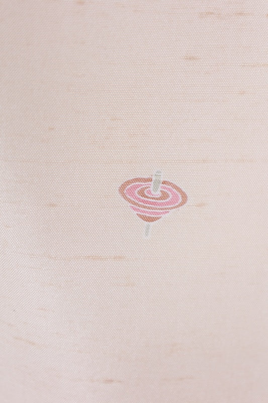 Japanese kimono used <houmongi> L-size  silk 100% /B1099