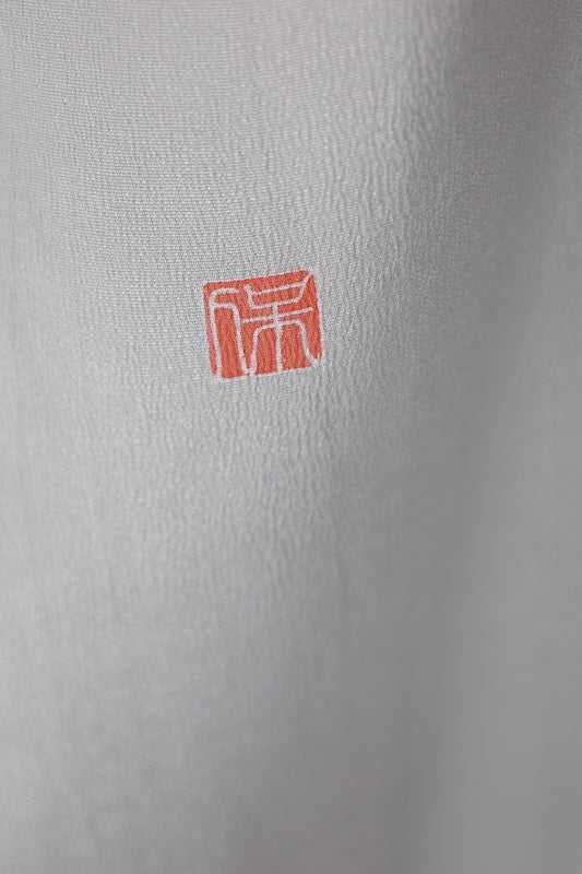 Japanese kimono used <houmongi> M-size  silk 100% /B1096