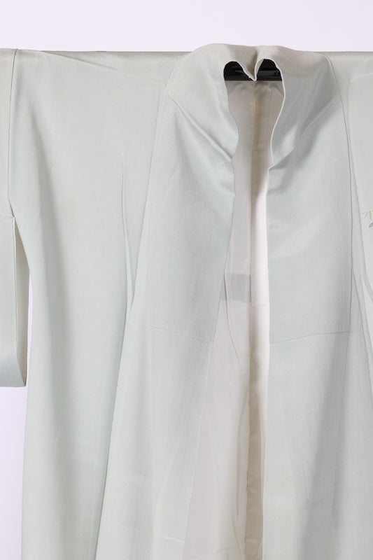 Japanese kimono used <houmongi> M-size  silk 100% /B1096