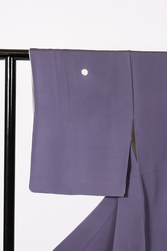 Japanese kimono used <Irotomesode> M-size  silk 100% /B1098