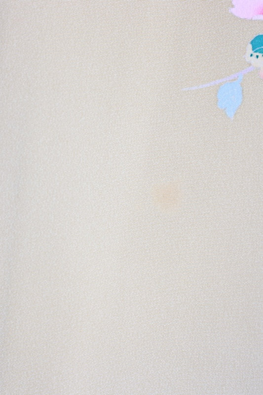 Japanese kimono used <houmongi> M-size  silk 100% /B1094