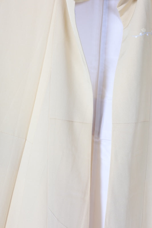 Japanese kimono used <houmongi> M-size  silk 100% /B1094
