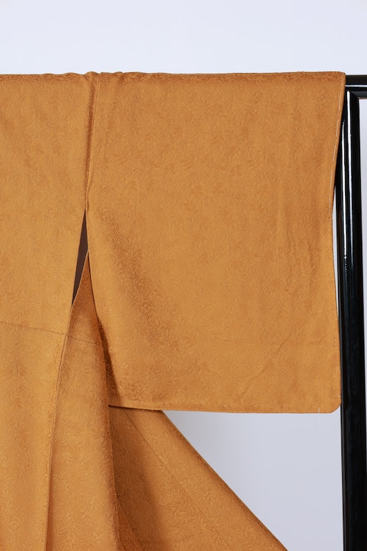 Japanese kimono Unused New <Iromuzi> L-size  silk 100% /B1077