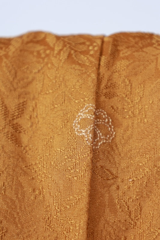 Japanese kimono Unused New <Iromuzi> L-size  silk 100% /B1077