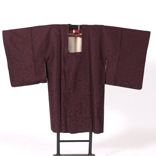 Japanese kimono  Coat (Michiyuki) 100% silk  / 1324