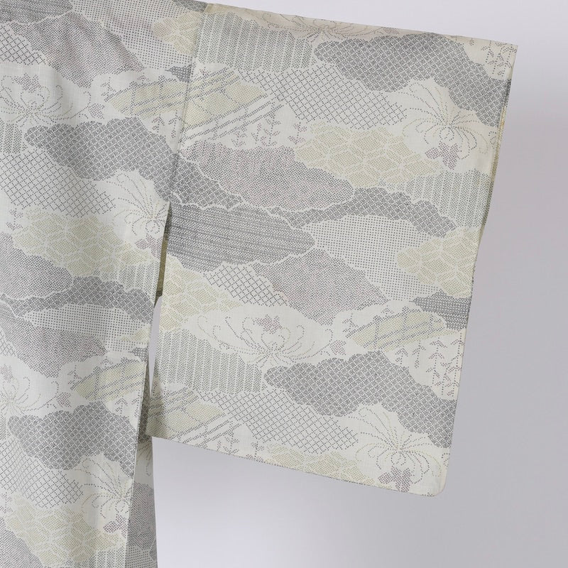 Japanese kimono  (Komon) M-size summer wool  /1326