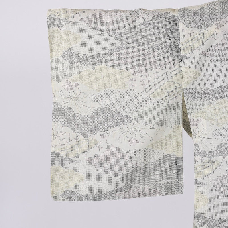 Japanese kimono  (Komon) M-size summer wool  /1326