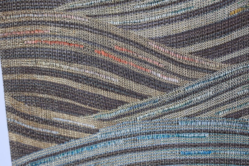 Japanese used sash belt (Fukuro-obi) 100% silk  /B1084