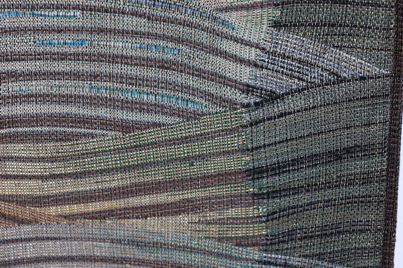 Japanese used sash belt (Fukuro-obi) 100% silk  /B1084