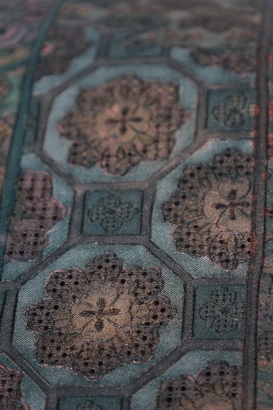 Japanese used sash belt (Fukuro-obi) 100% silk  /B1083