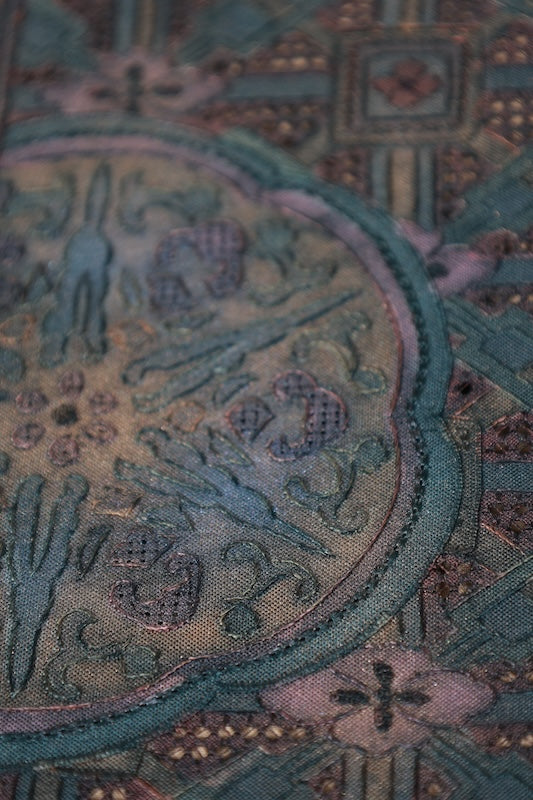 Japanese used sash belt (Fukuro-obi) 100% silk  /B1083