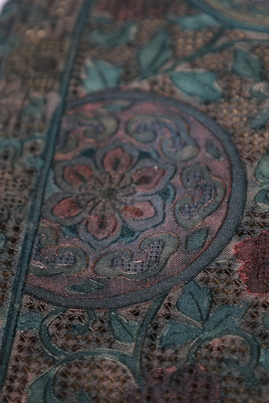 Japanese used sash belt (Fukuro-obi) 100% silk  /B1083