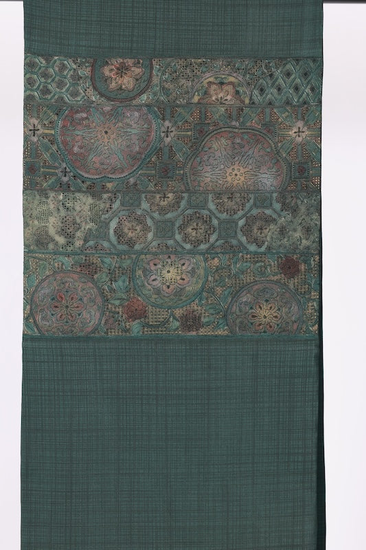 Japanese used sash belt (Fukuro-obi) 100% silk  /B1083