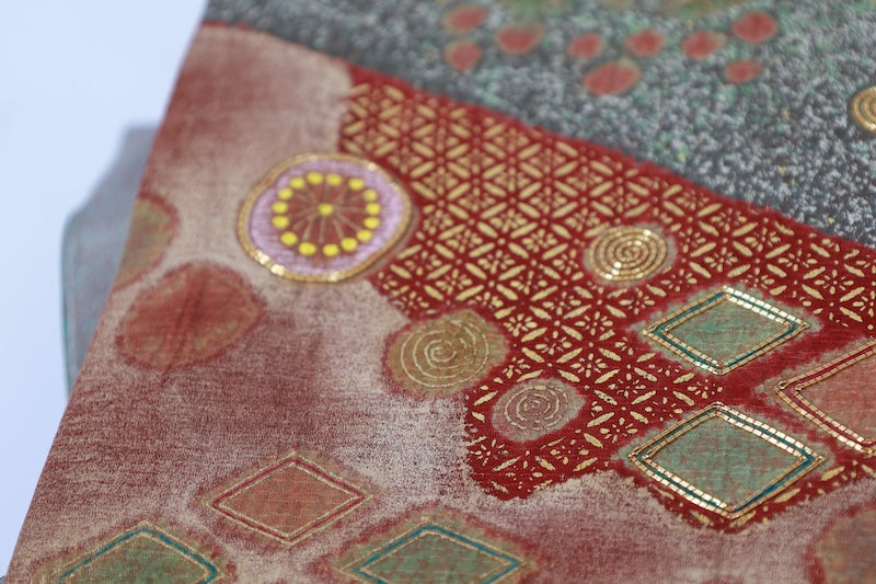 Japanese Unused  New sash belt (-obi) 100% silk  /B1082