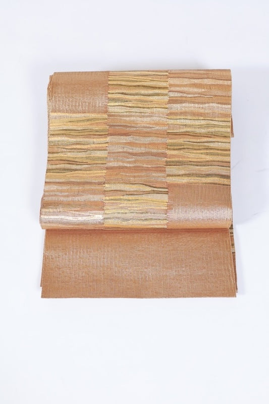 Japanese used sash belt (Fukuroobi) 100% silk  /B1081