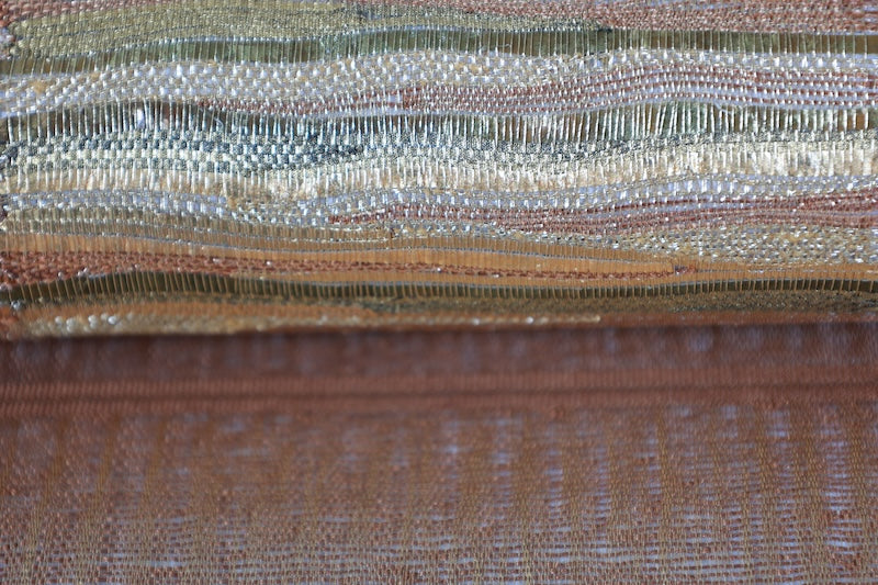 Japanese used sash belt (Fukuroobi) 100% silk  /B1081