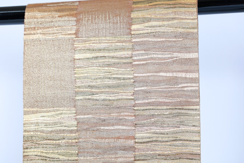 Japanese used sash belt (Fukuroobi) 100% silk  /B1081