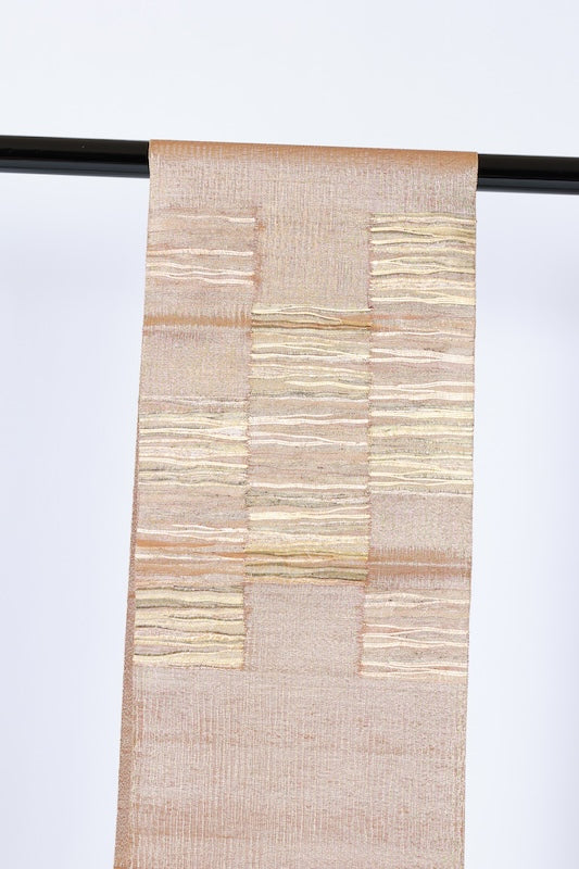 Japanese used sash belt (Fukuroobi) 100% silk  /B1081