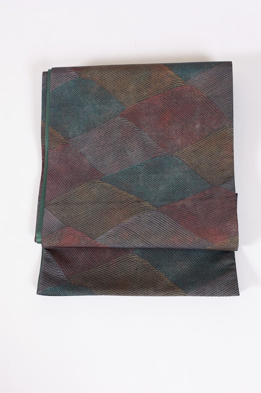 Japanese used sash belt (Fukuro-obi) 100% silk  /B1078