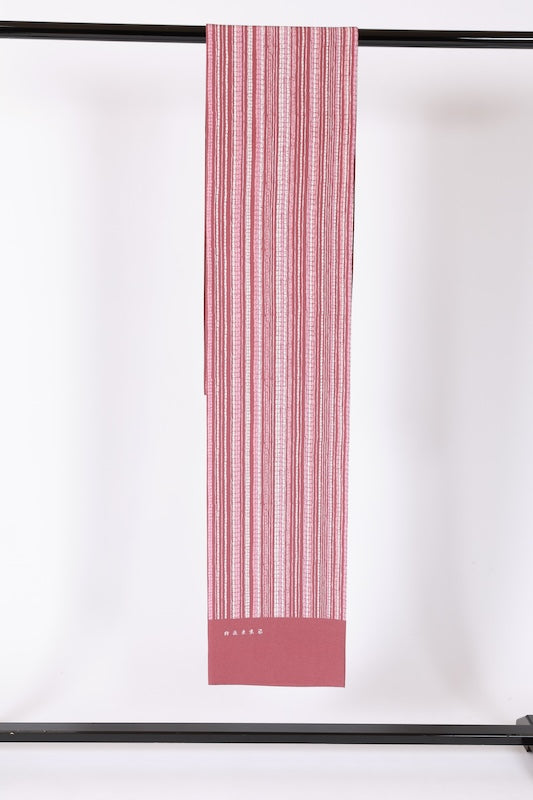 Japanese Brand new, untailored sash belt (Hukuro-obi) 100% silk  /B1079