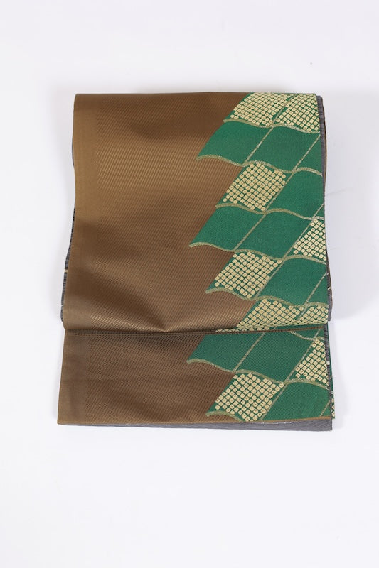 Japanese used sash belt (Hukuro-obi) 100% silk  /B1080