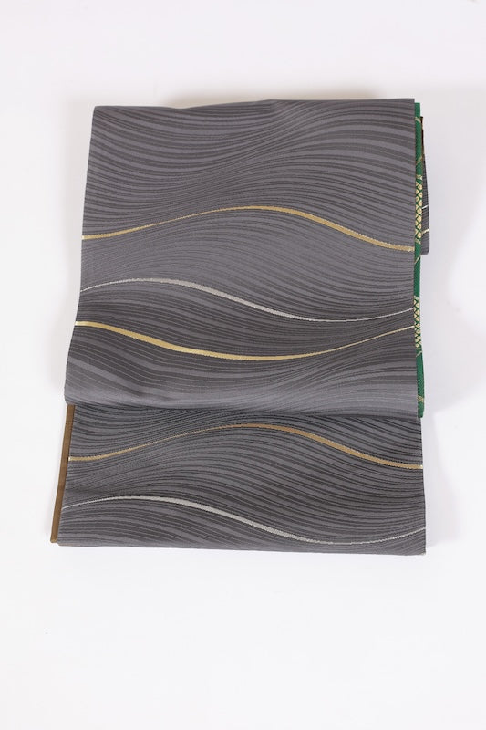 Japanese used sash belt (Hukuro-obi) 100% silk  /B1080