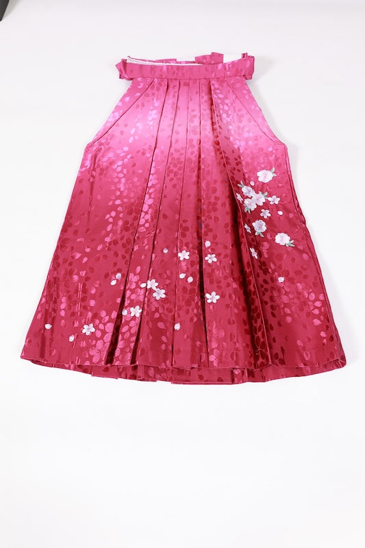 Japanese kimono,hakama 2 piece set used M-size  polyester /B1087
