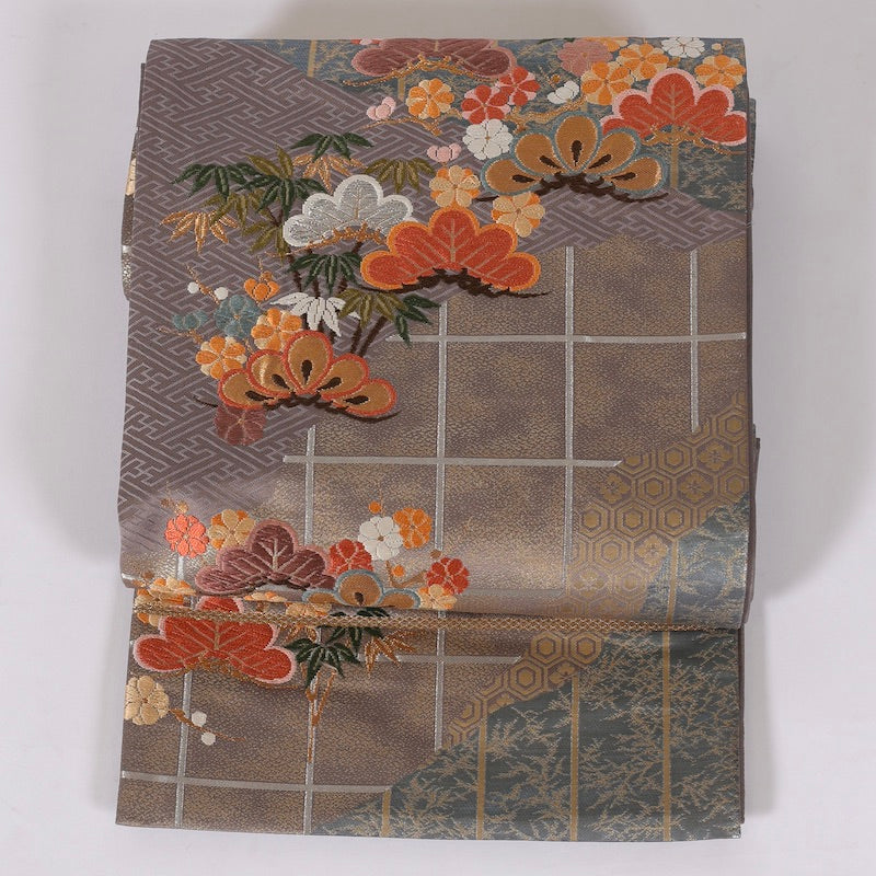 sash belt (Hukuro-obi) 100% silk  / 1340