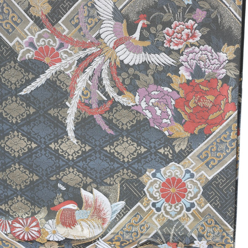 sash belt (Hukuro-obi) 100% silk  / 1343