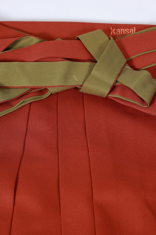 Japanese kimono,hakama,nagazyuban 3 piece set  used L-size  polyester /B1089